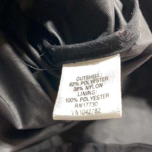 Converse All Star Zip Up Belted Edgy Moto Vest With Snap Collar Black Small EUC - Picture 12 of 12